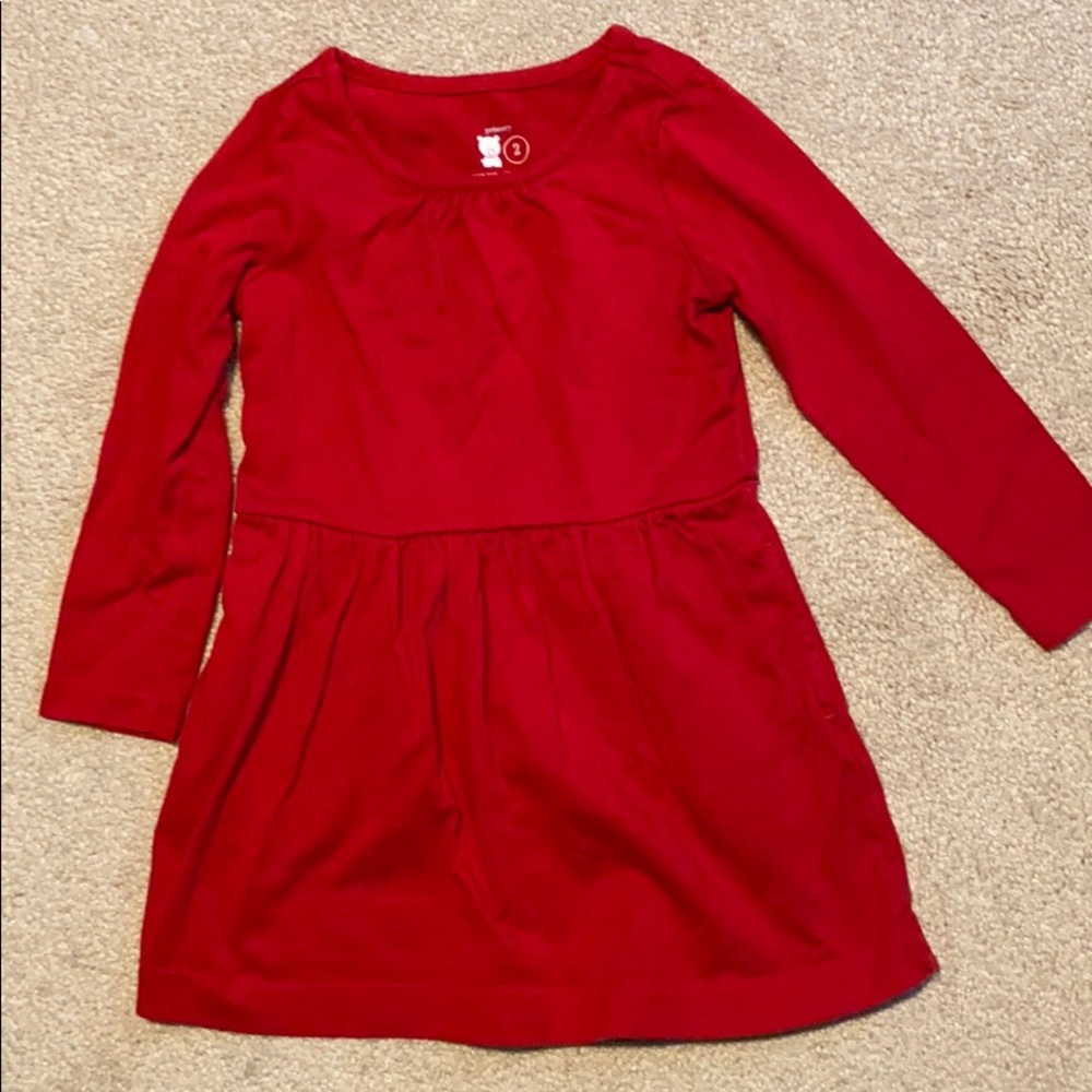 Primary red dress - with pockets!!!!